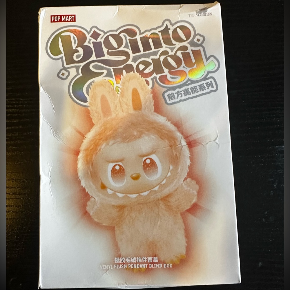 Unused Unopened The Monsters Pop Mart Big into Energy LabubuBlind Box